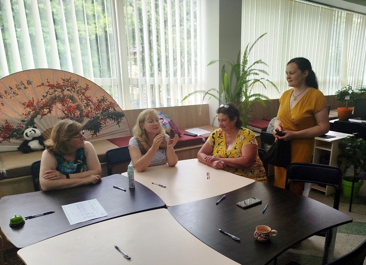 Фотографія під час тренінгового заняття