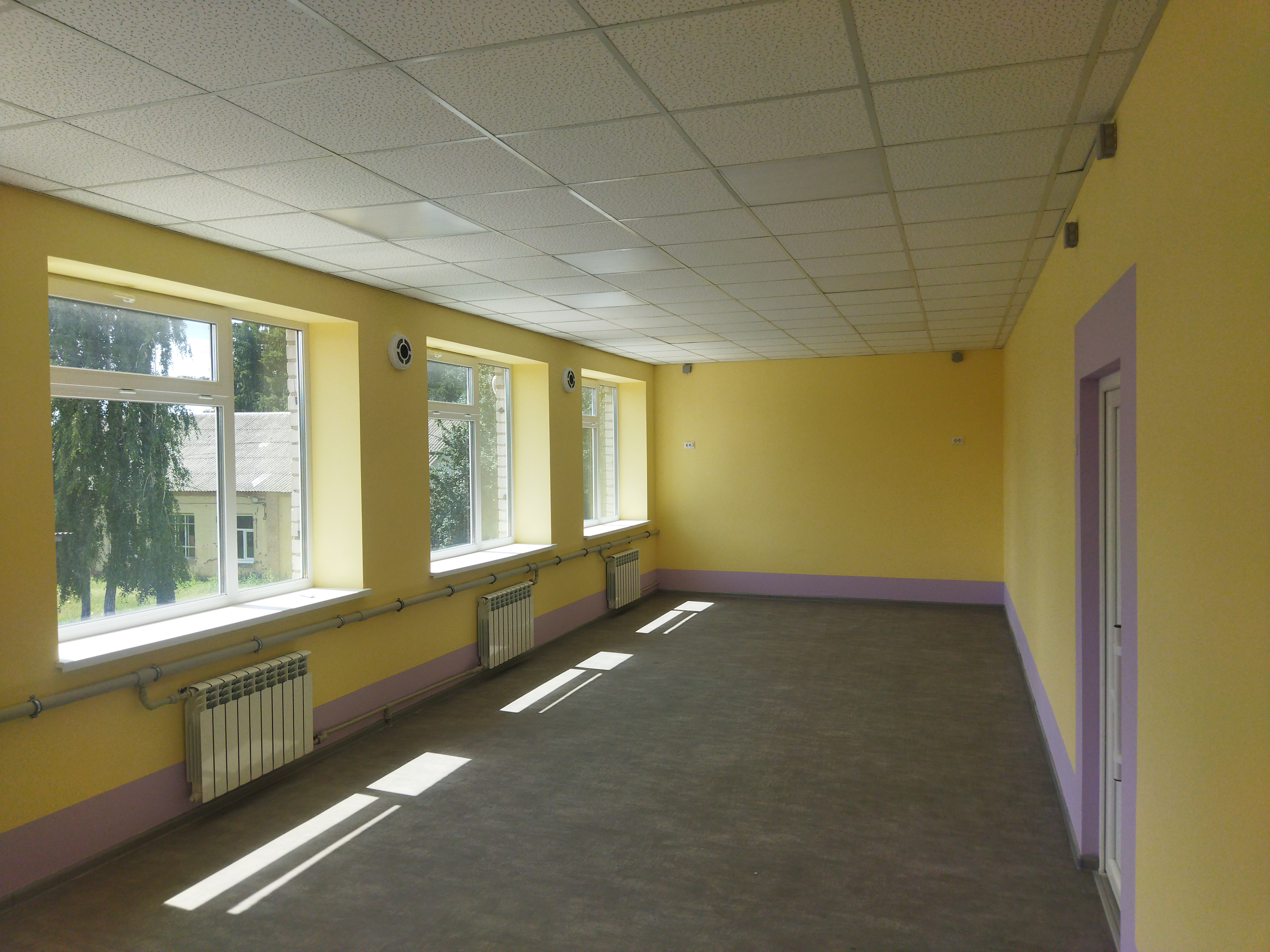 відремонтована гімнастична зала