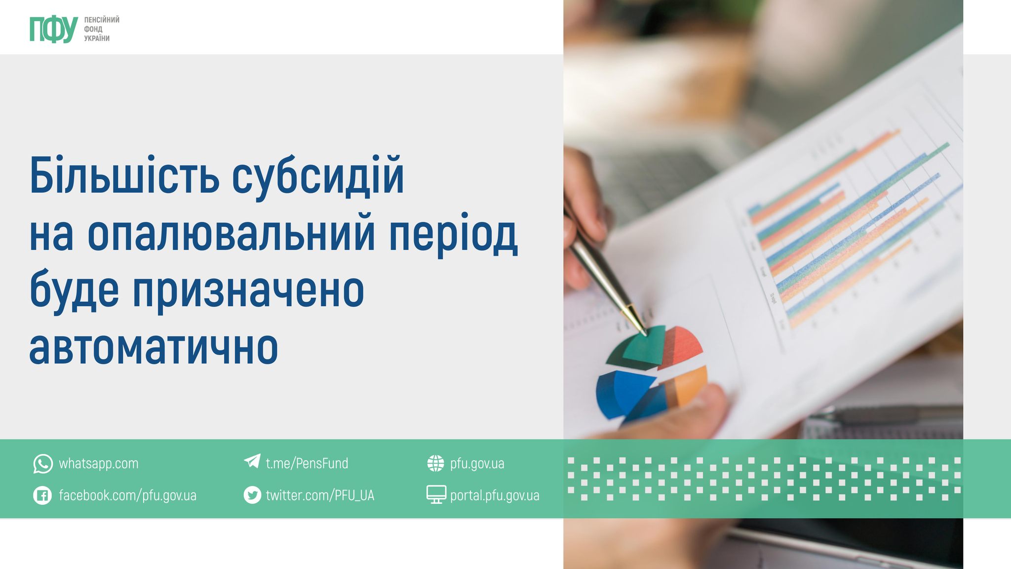 Фотографія зліва заголовок, справа діаграма та текст на аркуші