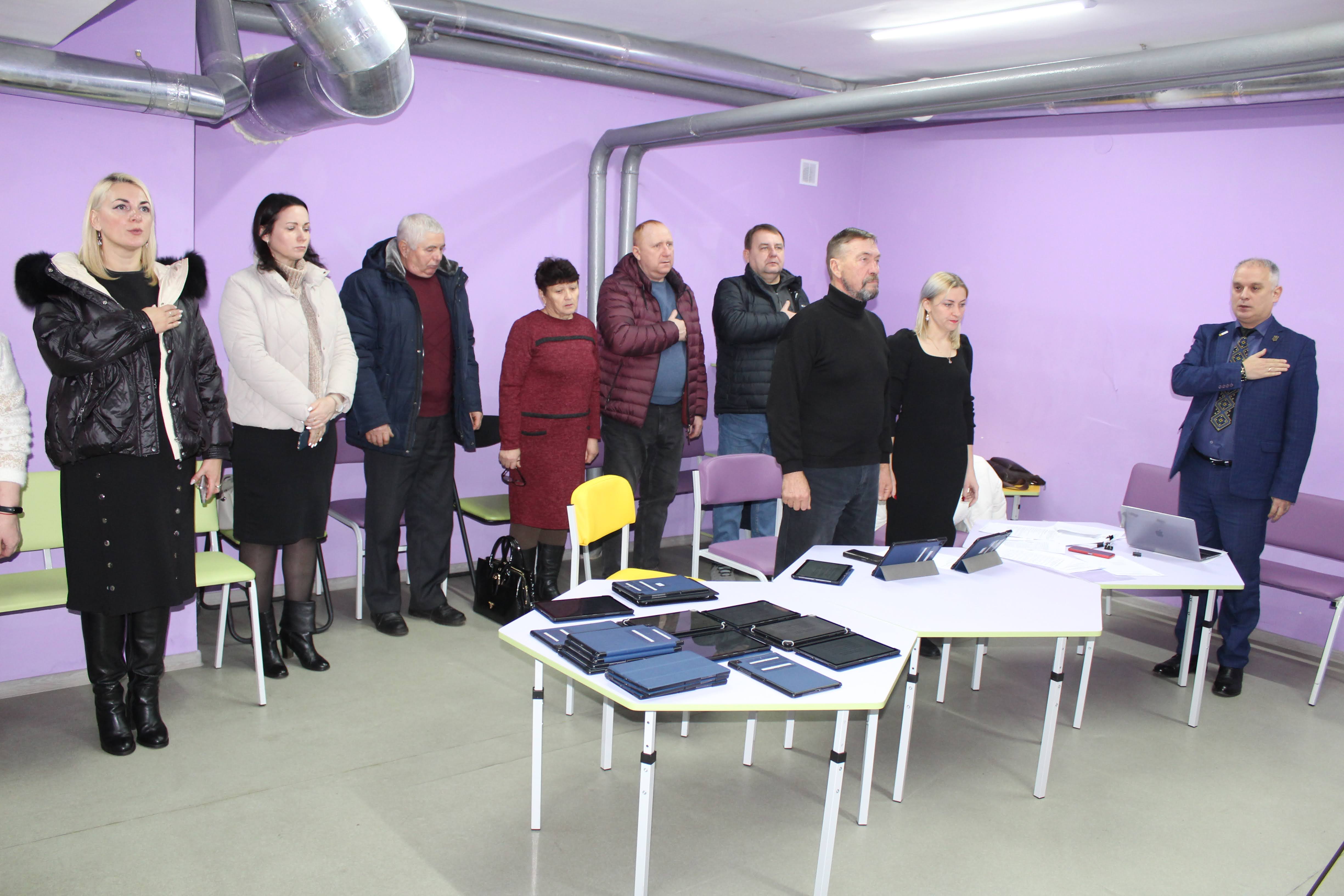 Фотографія на сесії Менської міської ради 4 грудня
