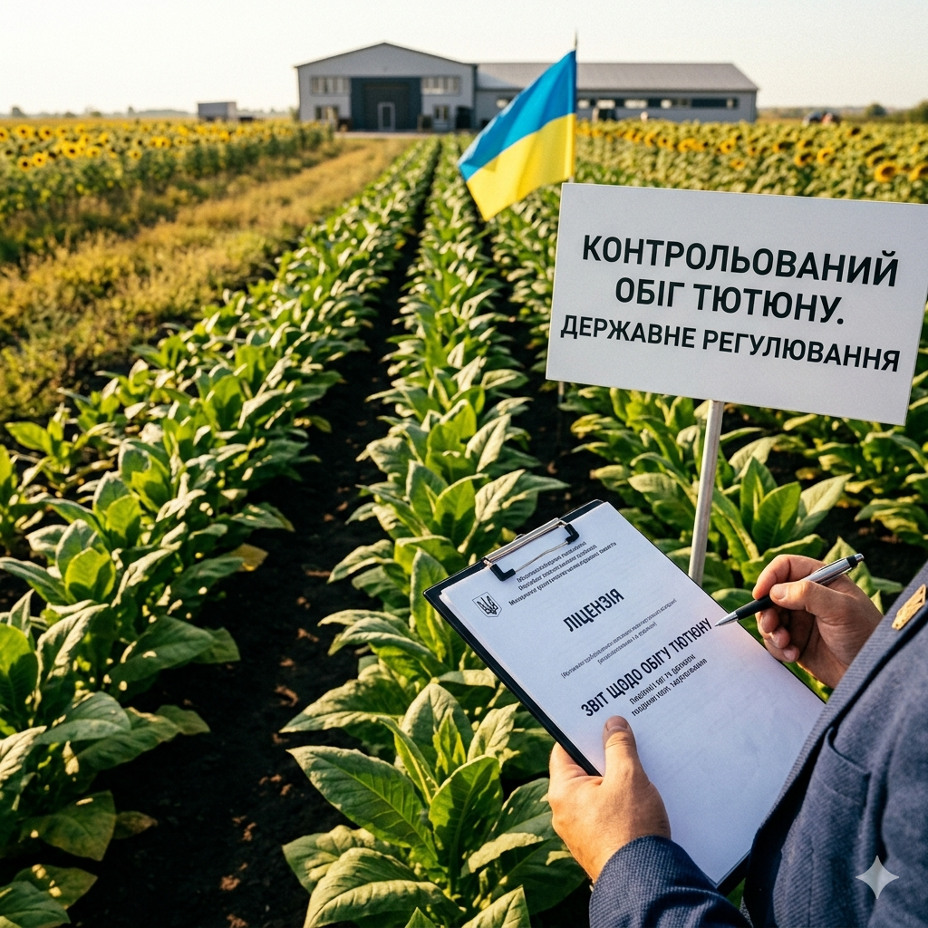 Фотографія рядки тютюну