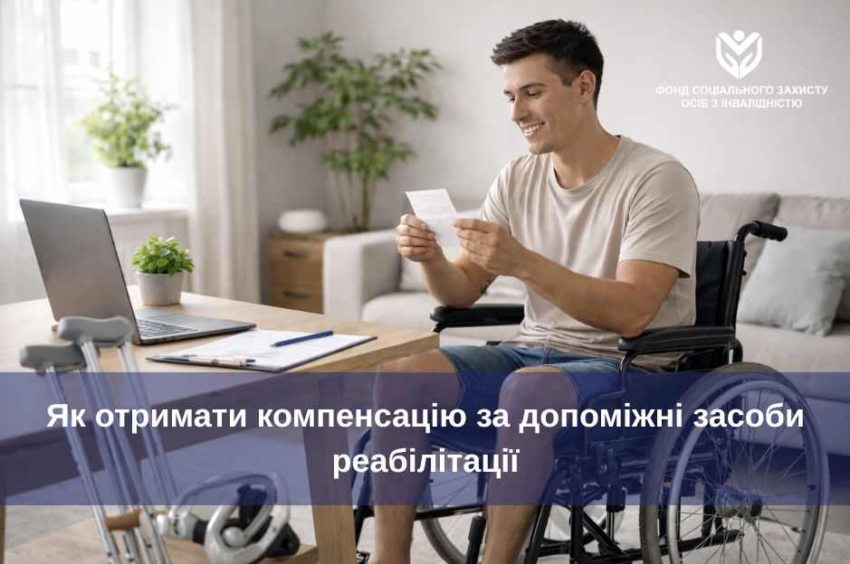 Фотографія чоловік у кріслі колісному за столом розглядає документи