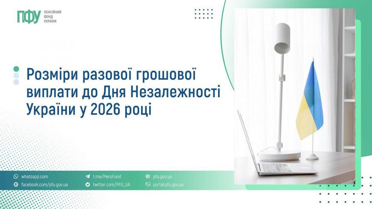 Фотографія зліва текст, справа прапорець, настільна лампа, ноутбук