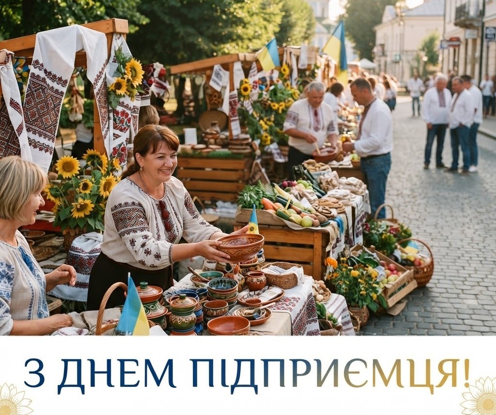 Фотографія жінки на ринку з глиняними виробами